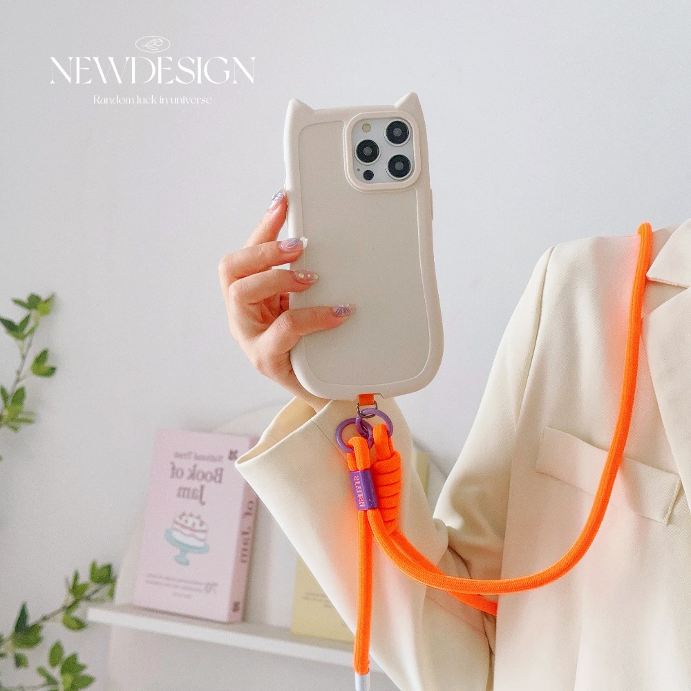 Crossbody Lanyard Neck Strap Case - Mode Einfache INS Einstellbare Neck Strap