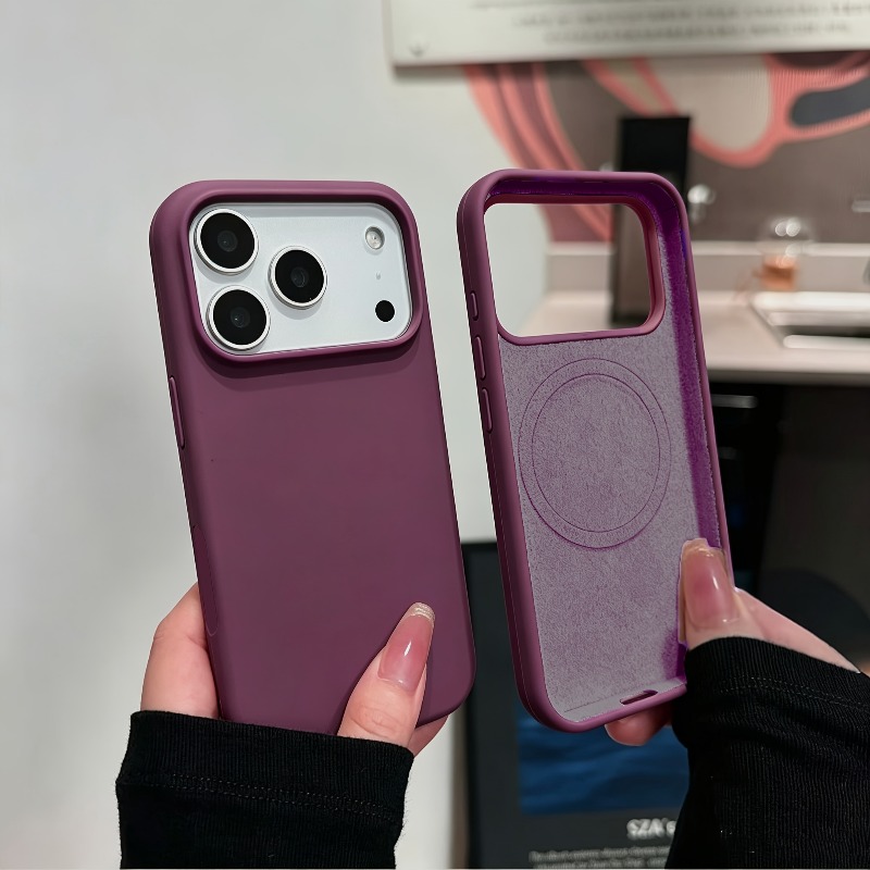Flüssiges Silikon Weiche Hautg – Liquid Silicone Magnetic Phone Case Bewertung und Preis