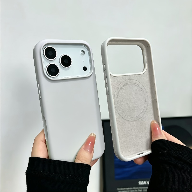 Flüssiges Silikon Weiche Hautg – Liquid Silicone Magnetic Phone Case Bewertung und Preis